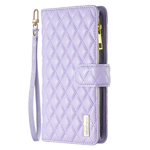 Funda con diseño de cremallera para <span class=keywords><strong>Moto</strong></span> G32 4G Realme C30, funda con tapa de PU multifunción - Product Image 1