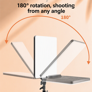 Luz de Relleno para Fotografía de 19 Pulgadas, Alta Luminosidad 3200-6500K, Atenuación Continua 180 °   Luz de Relleno Ajustable para <span class=keywords><strong>Estudio</strong></span> Fotográfico - Product Image 2