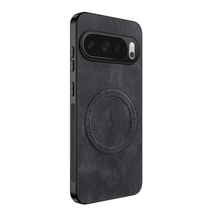 Étui <span class=keywords><strong>de</strong></span> téléphone à chargement magnétique sans fil à motif cuir pour Google <span class=keywords><strong>Pixel</strong></span> <span class=keywords><strong>6</strong></span> 6A 7 8 8A 9 9A 10 Pro XL - Product Image 6