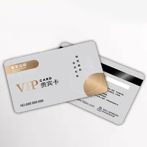 Custom VIP Gold Member Code Pre-paid Offset Card with Envelope Sleeve for Store Salon Supermarket