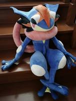 Énorme peluche Greninja, figurine de dessin animé, oreiller, décoration d'intérieur pour enfants et amateurs d'anime
