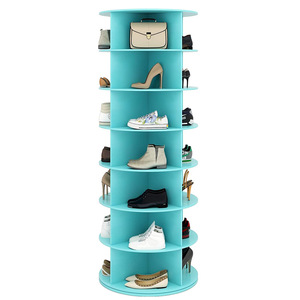 Oy Pvc Rotating <b>Shoe</b> Rack 7 Layer Multi Purpose <b>Storage</b> Shelf For Bedroom And Living Room - Product Image 5