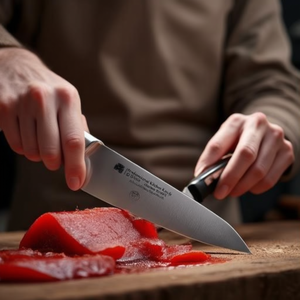 Coltello da cucina professionale da 8 pollici in acciaio inossidabile per cucinare e affettare - Product Image 3