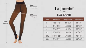 Translucent Fleece Lined <strong>Tights</strong> 160g-300g <strong>Winter</strong> Warm Thermal Stockings | High Waist Shaping Seamless Sheer Leggings for Women - Product Image 5