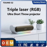 Proyector de Tiro Ultra Corto con Enfoque Automático, Keystone, WiFi 6, Personalizable con Logotipo, Precio de Fábrica, Venta al Por Mayor, MOQ Bajo