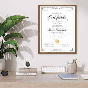 Cadre photo en bois noir et blanc personnalisé et économique pour affiches et photos, disponible en A1, A2, A3, A4, A5, 4x6, 5x7, 6x8, 8x10, 11x14, 12x16, 18x24, 24x36, avec impression - Product Image 2