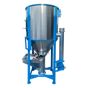 300KG 500KG 1000KG Vertical Grains Helical Plastic Heat Mixer Machinery Vertical Feed Plastic Mixer Drying Machine