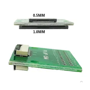 PCB 양면 FFC FPC 6PIN 8 핀 10 핀 12 핀 20 핀 24 핀 전송 커넥터 2.54 어댑터 1mm 0.5mm 피치 6P 8P 10P