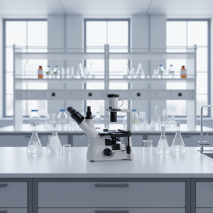 China <strong>Inverted</strong> Biological <strong>Microscope</strong> Factory Price <strong>Microscope</strong> for Laboratory and Hospital - Product Image 4