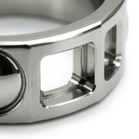 Boîtiers de bagues intelligentes NFC étanches en acier inoxydable sur mesure, usinage CNC de précision pour services d'usinage et applications de santé connectées