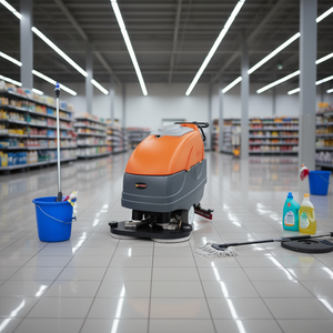 Lavasciuga Pavimenti Semovente SUNNOMAX RT120 34 con Serbatoio da 120 Litri, Spazzola a 170 RPM, Motore da 0,67 HP, Pulizia Senza Risciacquo - Product Image 2