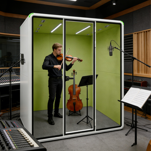 ห้องทำงานอะคูสติกสำหรับ 4 คน ทันสมัย ทนทาน ผลิตจากอลูมิเนียมอัลลอยด์ กันเสียง 30-40 เดซิเบล - Product Image 5