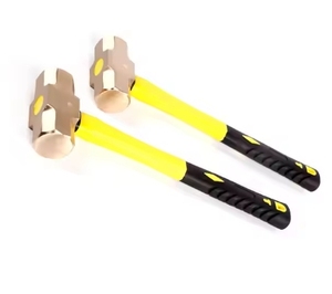 TGS Bestseller Messing-Vorschlaghammer mit Glasfasergriff, Funkenfreies Werkzeug, Meistverkaufter Messing-Vorschlaghammer Deutscher Typ S - Product Image 6
