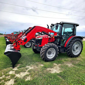 รถแทรกเตอร์มือสองคุณภาพสูง Massey Ferguson 4710 ขับเคลื่อน 4 ล้อ เกียร์ธรรมดา สีแดง ห้องโดยสารปิด 42 แรงม้า อุปกรณ์การเกษตร - Product Image 1