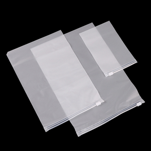 Wholesale Biodegradable Zip Lock Clothing <b>Bag</b> with Matte/Frosted Plastic Packaging Secure Zipper for T-Shirts <b>Shoes</b> and Socks - Product Image 5