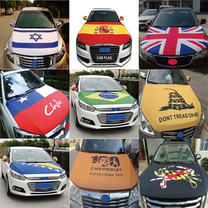 Penutup Kap Mesin Mobil Bendera Negara Kain Spandex Polyester Murah Laris Manis dengan Logo Kustom untuk Tim Bisnis Pemilu - Product Image 2