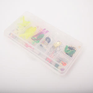 ชุดเหยื่อตกปลา 38 ชิ้น สำหรับตกปลาแบส น้ำจืดและน้ำเค็ม ชุดเบ็ดตกปลา เหยื่อปลอมแบบกบและสปินเนอร์ - Product Image 3