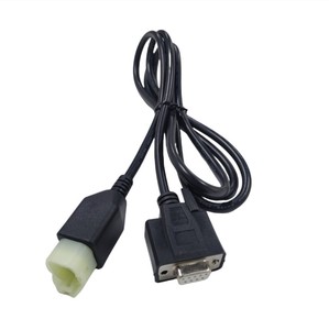 Conector DB9 Hembra a Macho de 4 Pines para Motocicleta, Cable de Datos D-sub de 9 Pines a Conector de Diagnóstico, Cable de Datos de 9 Pines D-sub - Product Image 1