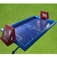 Terrain de Football gonflable personnalisé, 2 m, prix d'usine, aire de Football, pour terrain de Football, en vente