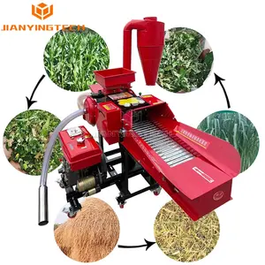 Venta caliente heno maíz trigo tallo picadora ensilaje máquina cortadora rueda máquina cortadora de paja para la granja lechera
