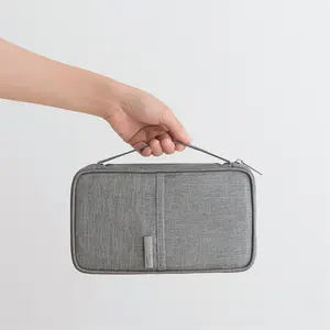 Dropshipping petite taille multi-usages Durable billet passeport <span class=keywords><strong>porte</strong></span>-cartes de crédit <span class=keywords><strong>porte</strong></span>-documents portefeuille de voyage <span class=keywords><strong>porte</strong></span>-passeport - Product Image 1