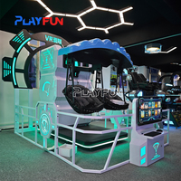 Simulador de Vuelo de Parapente 9D VR Comercial, Equipo de Entretenimiento, Máquina de Movimiento Oscilante para Parques de Aventuras