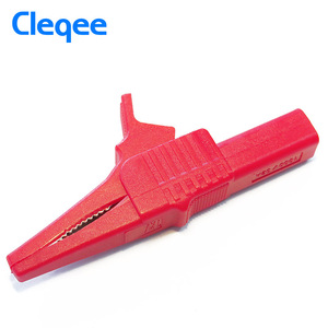 Cleqee-2 P2003 Pinzas de Prueba de Seguridad Tipo Cocodrilo de 5 Colores, 32A 1000V, Pinza de Plástico Tipo Caimán Adecuada para Conector Banana Encubierta de 4mm - Product Image 4