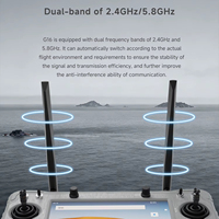 Télécommande Skydroid G16 avec récepteur GR01, double bande 2,4 GHz/5,8 GHz, transmission vidéo numérique HD, pour UAV, USV et robot