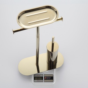 Combo Stainless Steel <strong>Toilet</strong> <strong>Paper</strong> <strong>Holder</strong> <strong>Stand</strong> With <strong>Toilet</strong> Brush Storage Top <strong>Holder</strong> - Product Image 6