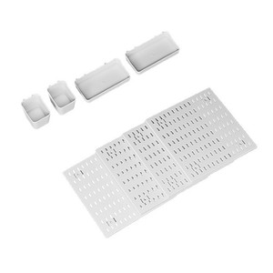 Pegboard Accessories <b>Wall</b> <b>Mounted</b> Storage Racks Plastic <b>Shelves</b> Adjustable For Dorm Kitchens Bathrooms Balconies - Product Image 1