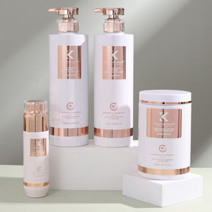 500ml Ensemble de soins capillaires personnalisé de marque privée Shampooing et après-shampooing hydratant à l'huile d'argan - Product Image 3