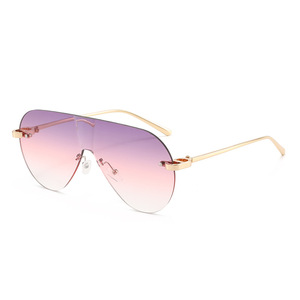 Big <b>Frame</b> Toad-shaped Full <b>Frame</b> Pilot Style UV400 Sunglasses 2026 New Style Sunscreen European American Personalized One-piece - Product Image 6