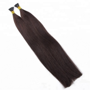 Extensiones de Cabello Humano Indio Pre-Adheridas con Punta en I, Color Marrón 2019, Hechas a Medida, 2 Gramos por Tira, de 10 a 30 Pulgadas - Product Image 2