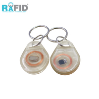 RAFID ABS 13.56mhz ISO14443A Classic 1k NFC Rfid Token Tag,rfid Keyfob,rfid Keychain Tag Logo personnalisé de haute qualité étanche