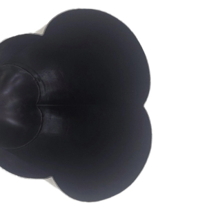 Tavolino Laterale Clover End in Metallo, Comodino Contemporaneo per Arredamento Casa, Espositore per Piccoli Spazi - Product Image 6