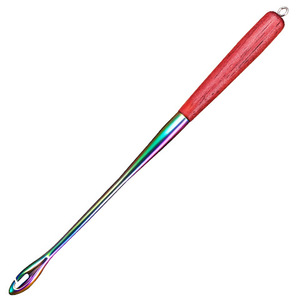Removedor de anzuelos Yu Jian, herramienta de extracción de garganta profunda con mango de madera extendido de acero inoxidable para peces de agua dulce y de mar - Product Image 2