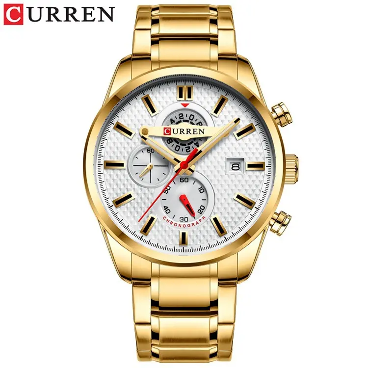 Original Brand CURREN 8352 Fashion Men's Blue Quartz Movement Wristwatch Trend and Popular Products Causal Watches