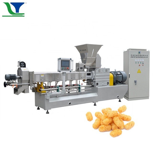 Lowest Price 300-500kg/h Puff Corn Snacks Food Core Filling Food Making Machine