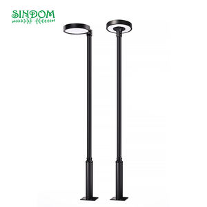 Sindom-poste de luz <span class=keywords><strong>Solar</strong></span> para jardín al aire libre, lámpara de poste de aluminio IP65 de 3-5m - Product Image 1