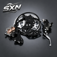 Support de frein à double étrier en aluminium CNC et ensemble de frein arrière pour Surron Ultra Bee et Light Bee X LBX, kit de course tout-terrain
