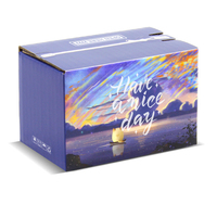 Cadeau écologique rigide de luxe avec logo personnalisé Emballage en carton de haute qualité gaufrage plastification mate taille personnalisée couleur