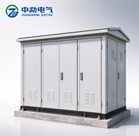Transformateur de distribution électrique extérieur compact préfabriqué de moyenne tension 1250 kVA