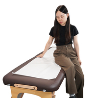 Rouleau de drap de lit jetable hygiénique confortable blanc 60cm de large X 100m crêpe texture pour table de massage