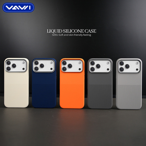 VAWI S091 Coque magnétique en silicone liquide de haute qualité au design exclusif pour iPhone 17 <span class=keywords><strong>Pro</strong></span>/<span class=keywords><strong>Max</strong></span>, antidérapante, en silicone - Product Image 6
