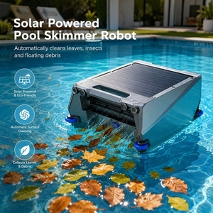 <span class=keywords><strong>Robot</strong></span> Skimmer Automatico Portatile per <span class=keywords><strong>Piscina</strong></span> ad Energia Solare in ABS con Batteria <span class=keywords><strong>da</strong></span> 5200mAh per la Pulizia della Superficie della <span class=keywords><strong>Piscina</strong></span> - Product Image 1