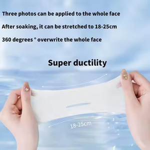 El algodón de compresa húmeda para maquillaje es una almohadilla de algodón elástica, suave y desechable - Product Image 3