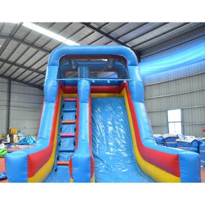 Toboggan gonflable commercial robuste avec piscine grande <span class=keywords><strong>location</strong></span> extérieure pour arrière-cour pour les familles enfants adultes - Product Image 4