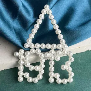 Metal Alloy Greek Letter Sorority Jewelry Dst Symbol Triangle Pearl 1913 Delta Theta Brooches Pin