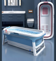 Baignoire pliante pour adultes, la plus grande, 1580 mm, en plastique, portable, très vendue, pour bébés et adultes