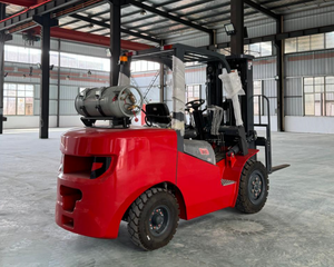 SHUNCHA Alta calidad precio bajo 2.5ton capacidad de carga 4,5 metros EPA <span class=keywords><strong>NISSAN</strong></span> K25 motor gasolina LPG carretilla elevadora - Product Image 4